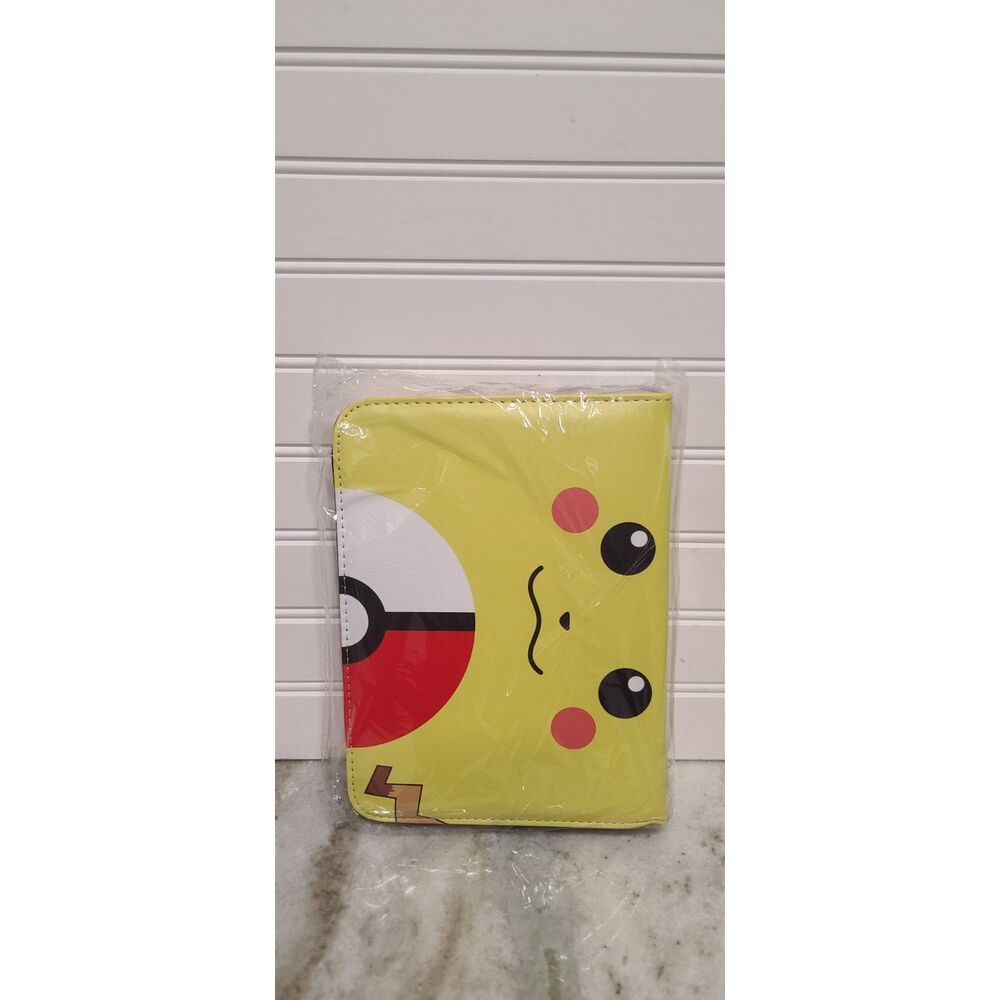 Pokemon Yellow Card Holder Binders 4 Pocket 50 Pages NEW